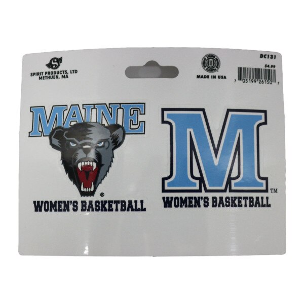 Maine Women's Basketball Stickers